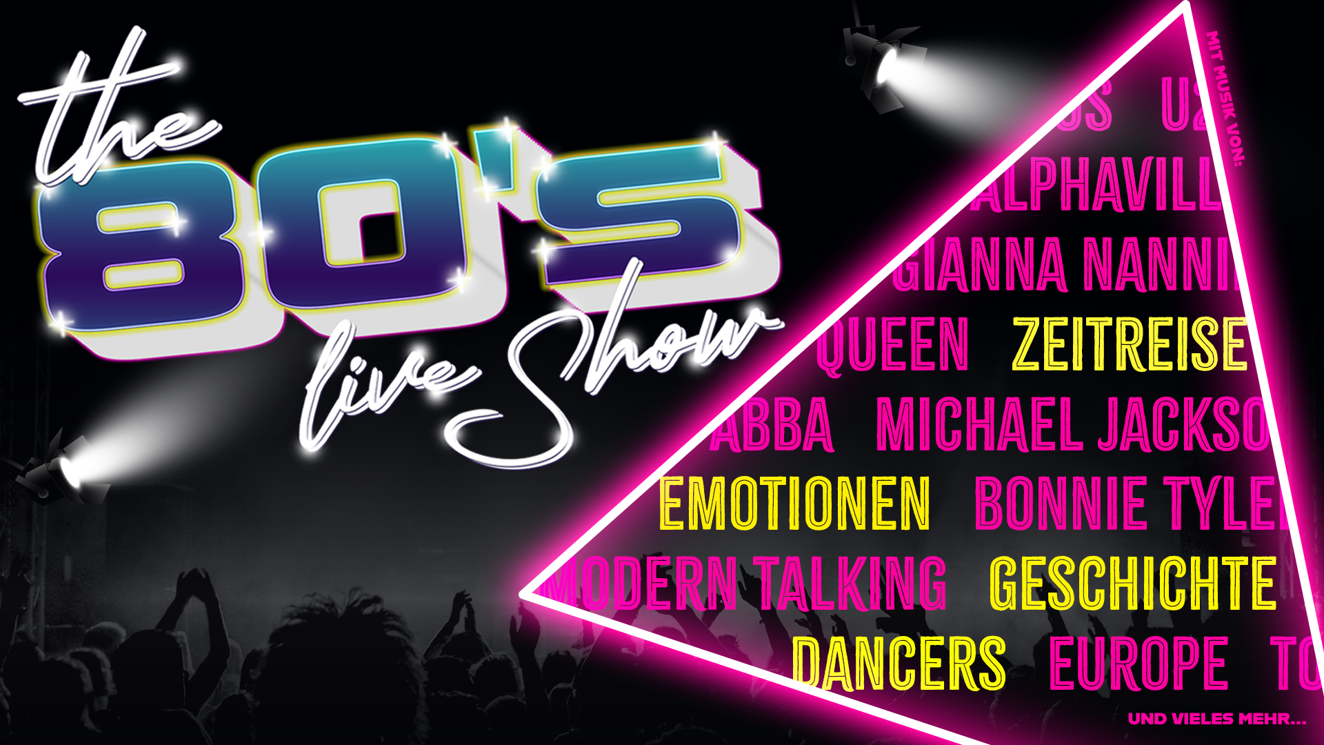 Plakat the 80's live show